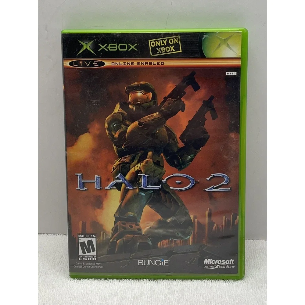 Halo 2 Microsoft Xbox 2004 Complete w/ Manual
